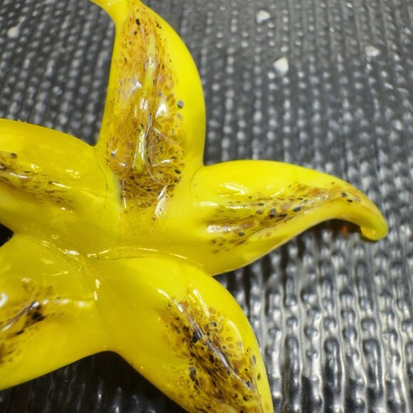 Venetian Art Glass Hand Blown Starfish Hand Made Italian Glass Delicate Figure - Picture 4 of 12